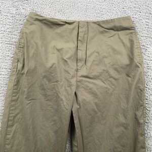 Eddie Bauer Pants Womens 6 Olive Green Stretch Twill Chino Straight Leg Casual